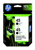 Cartucho HP 45 C6650FL Preto Original Embalagem Dupla 84 ml