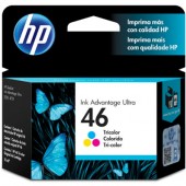 Cartucho HP 46 CZ638AL Color Ultra Original