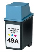 Cartucho HP 49 51649 Color Compatível 27 ml