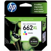 Cartucho HP 662XL CZ106AB Color Original 8 ml