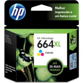 Cartucho HP 664XL F6V30AB Color Original 8,5 ml