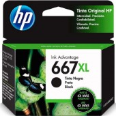 Cartucho HP 667XL 3YM81AL Preto Original