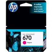 Cartucho HP 670 CZ115AB Magenta Original 4ml.