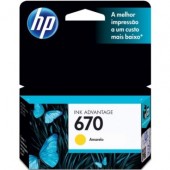 Cartucho HP 670 CZ116AB Yellow Original 4ml.