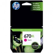 Cartucho HP 670XL CZ119AB Magenta Original 8ml.